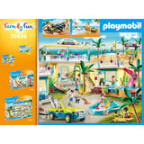 Playmobil familiesjov - strandvogn med kanoer byggelegetøj (70436)