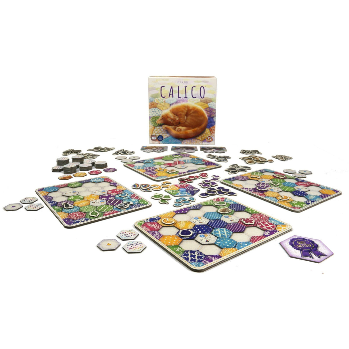 White goblin spil calico brætspil (hollandsk, 1 - 4 spillere, 45 minutter, fra 10 år)