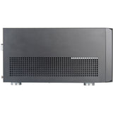 Silverstone sst-cs351 mini tårnhus (sort | 2x USB-A | 1x USB-C)