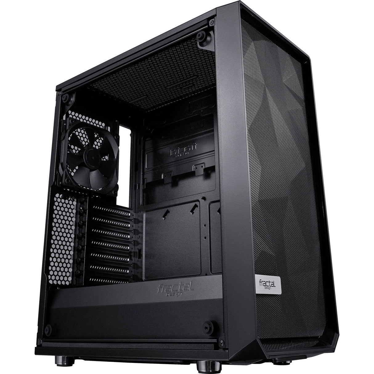 Fractal design meshify c midi tårnhus (sort | 2x USB-A | hærdet glas)