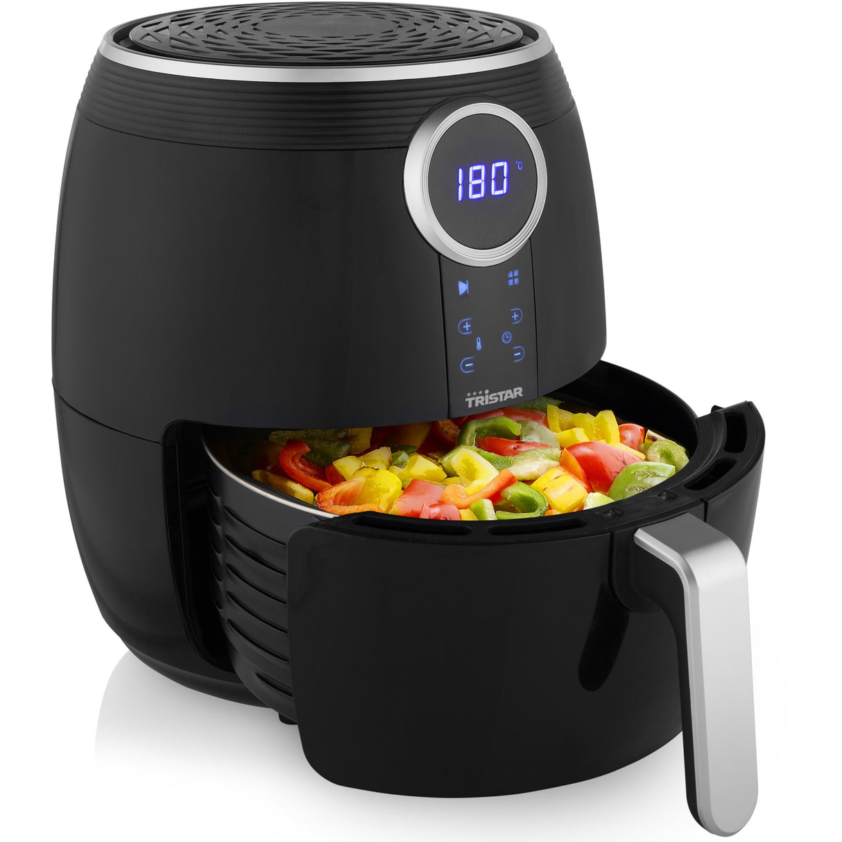 Tristar fr-6956 digital sprød frituregryde varmluftfriture (sort, 4,5 liter)
