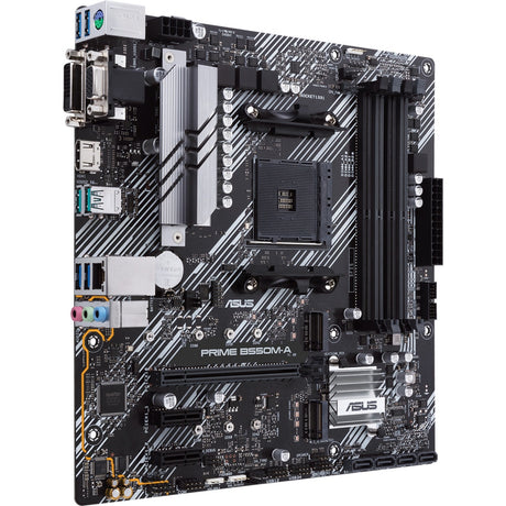 Asus Prime B550M-A Socket AM4 bundkort (RAID, GB-LAN, lyd, µATX)