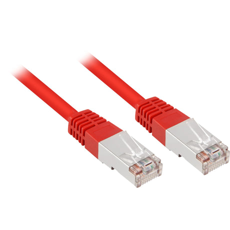 Sharkoon patch kabel rj45 cat.5e s ftp 5m (rød)