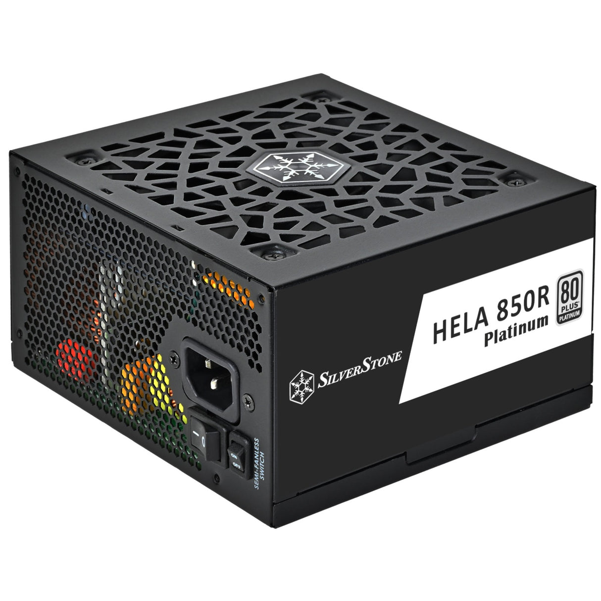 Silverstone hela 850r platinum modulær 850 watt strømforsyning (sort, 4x pcie)