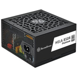 Silverstone hela 850r platinum modulær 850 watt strømforsyning (sort, 4x pcie)