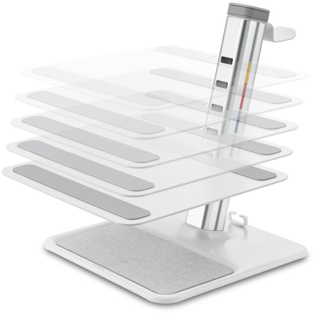 Kensington smartfit universal organizing laptop riser stand (aluminium)