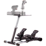 Hjulstander pro deluxe v2 thrustmaster hotas warth holder (sort, til thrustmaster hotas warthog, saitek x-55, x52, pro og x65)