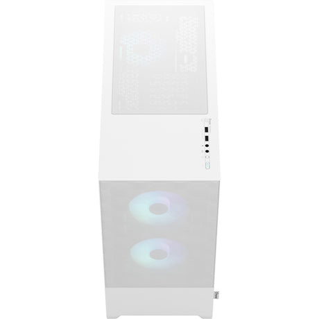 Fractal design pop air rgb midi tårnhus (hvid | 2x usb-a | rgb | hærdet glas)