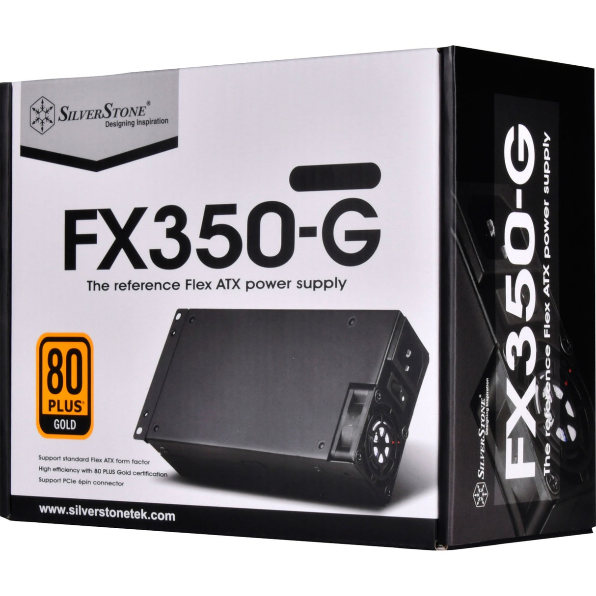 Silverstone FX350-G 350 watt strømforsyning (flex ATX formfaktor)