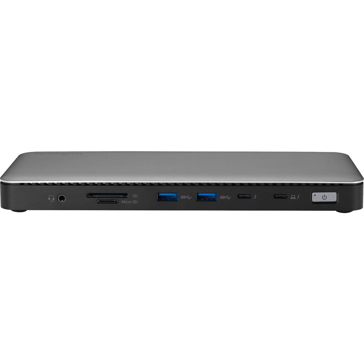 Kensington SD5760t dockingstation (sølvsort, Thunderbolt 4, USB-C, USB-A, HDMI, PD)