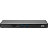 Kensington SD5760t dockingstation (sølvsort, Thunderbolt 4, USB-C, USB-A, HDMI, PD)