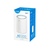 Cudy ac1200 gigabit mesh wi-fi system (1-pak) mesh router (hvid)