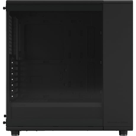 Fractal design north - momentum edition midi tower behuizing (zwart houtkleur | 2x usb-a | 1x usb-c | tempered glass)