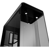 Cooler masterframe 360 panorama udstillingskabinet (sort | 2x USB-A | 1x USB-C | RGB | hærdet glas)