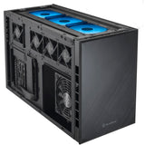 Silverstone sugo 17 mini tårnhus (sort | 2x USB-A | 1x USB-C)