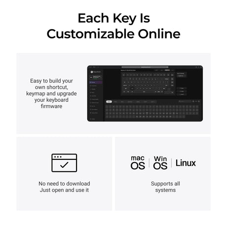 Keychron v1 ultra 8k trådløst brugerdefineret mekanisk tastatur (sort, us-layout (qwerty), silke pom rød, 75%, rgb, hot swap, 2,4 ghz | bluetooth 5,3 | usb-c)
