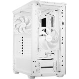 Vær stille! pure base 501 airflow midi tårnhus (hvid | 2x USB-A | 1x USB-C)