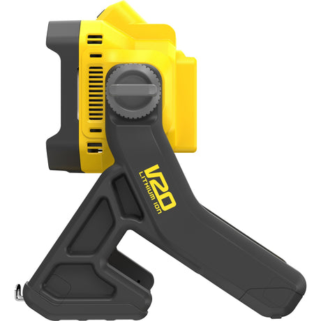 Stanley fatmax v20 18v arbejdslampe (gul sort, batteri og oplader medfølger ikke)