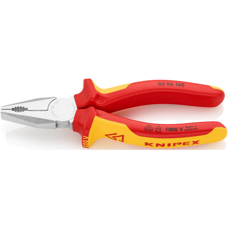 Knipex 03 06 160 kombitang forkromet comfort vde 160mm