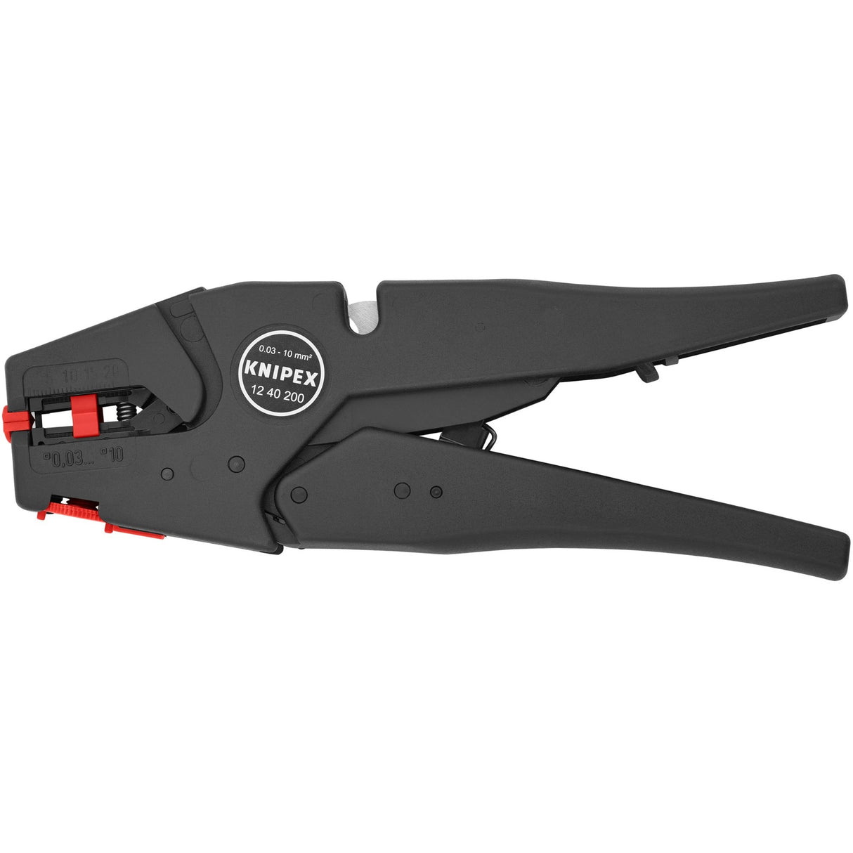 Knipex 12 40 200 afisoleringstang automatisk 003-10mm²