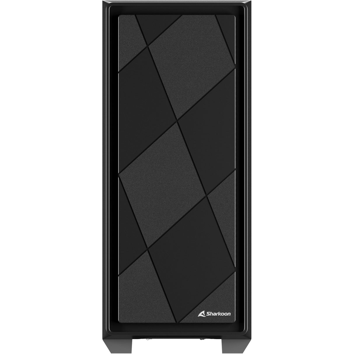 Sharkoon vs8 rgb sort midi tårnhus (sort | 2x usb-a | 1x usb-c | rgb | hærdet glas)