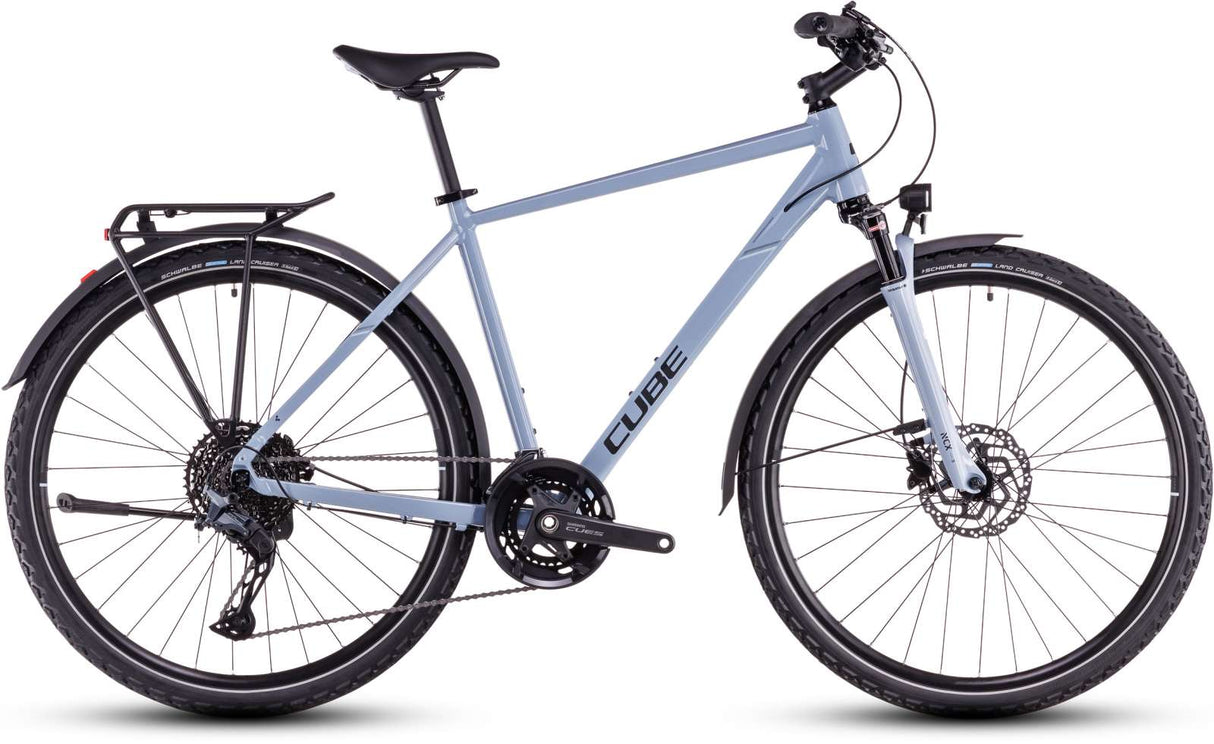 Cube nature exc allroad pigeonblue'n'black