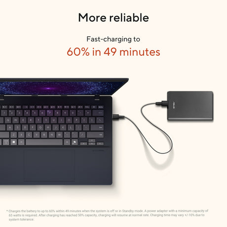 Asus vivobook 14 m1407ga-ly012w 14 copilot+ bærbar computer (sølv | ryzen ai 7 445 | radeon 840m | 16 GB | 512 GD SSD)