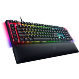 Razer blackwidow v4, gaming tastatur (sort, us layout, gul, rgb lysdioder, doubleshot abs)