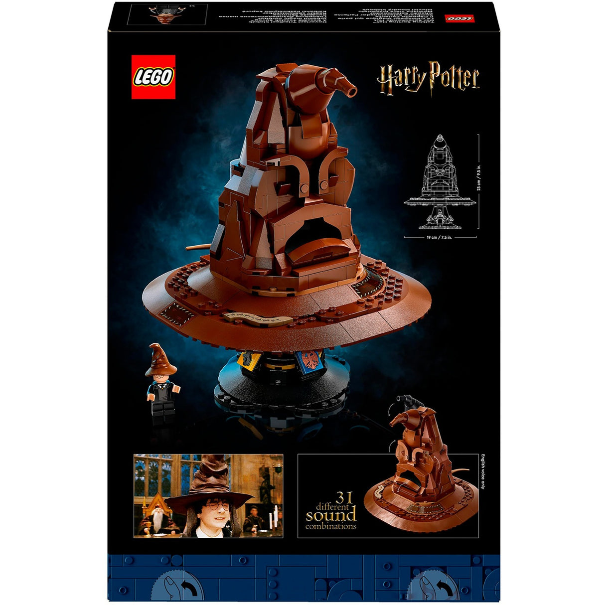 Lego harry potter 76429 talende sorteringshat + lyd
