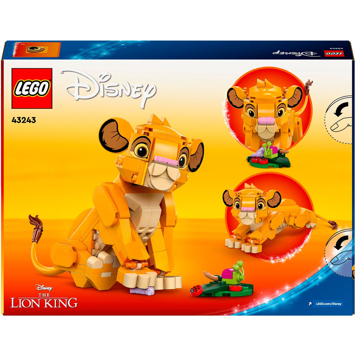 Lego Disney Simba Løvernes Konge som unge - 43243