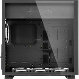 Sharkoon rgb midi tårnhus i rent stål (sort | 2x usb-a | rgb | vindue)