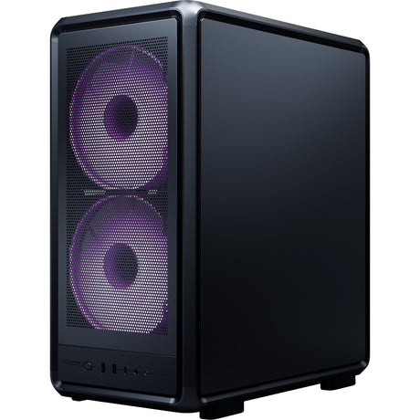 Cooler master masterframe 500 mesh argb midi tower behuizing (zwart | 2x usb-a | 1x usb-c | rgb | tempered glass)