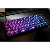 Ducky one 3 mini aura rgb mekanisk tastatur (sort, us-layout (qwerty), cherry mx brown, 60%, abs double shot, hot swap)