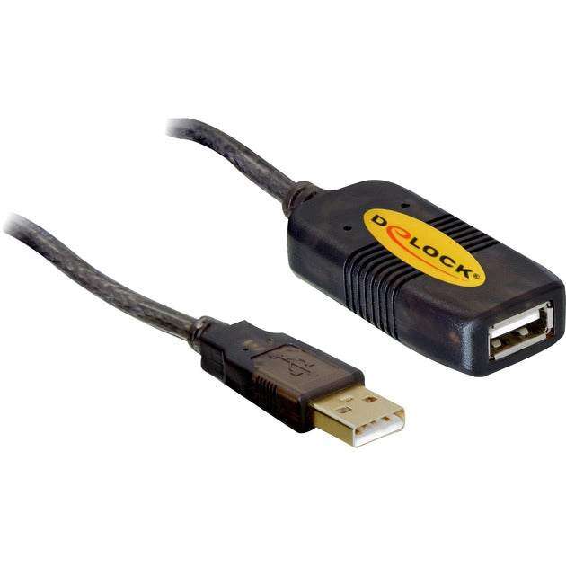 Delock USB 2.0 forlængerkabel (sort, 10 meter)