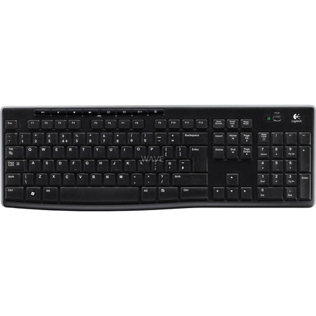 Logitech trådløst tastatur k270 (sort, eu-layout (qwerty), gummikuppel)