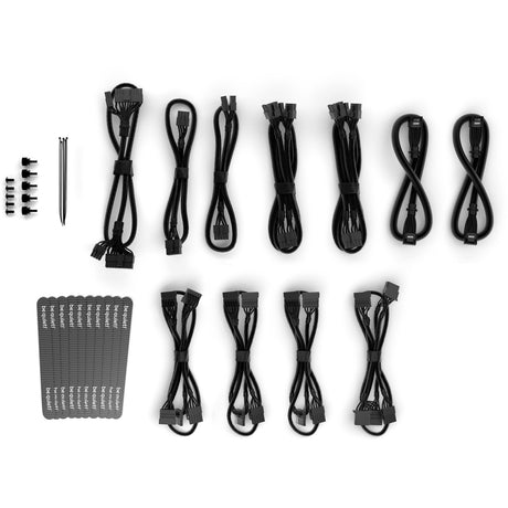 Vær stille! dark power 14 modulær 1200 watt strømforsyning (sort, 2x 12v-2x6, 4x pcie)