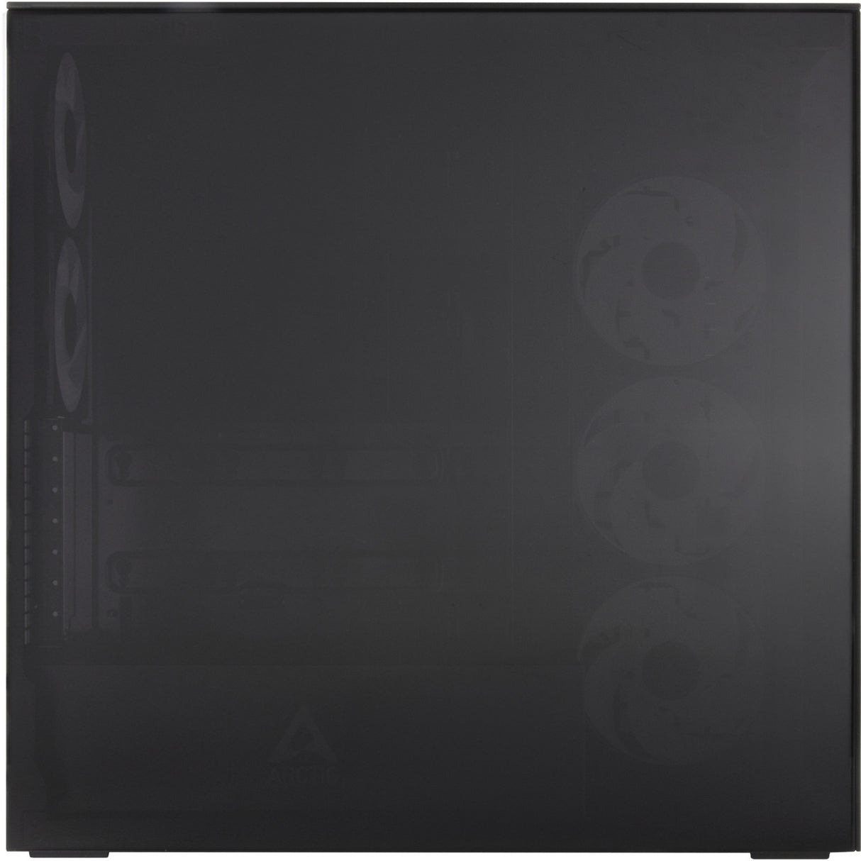 Arctic xtender midi tårnhus (sort (mat) | 2x USB-A | 1x USB-C | RGB | hærdet glas)