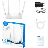 Cudy ac1200 gigabit wi-fi mesh router (hvid, mesh)