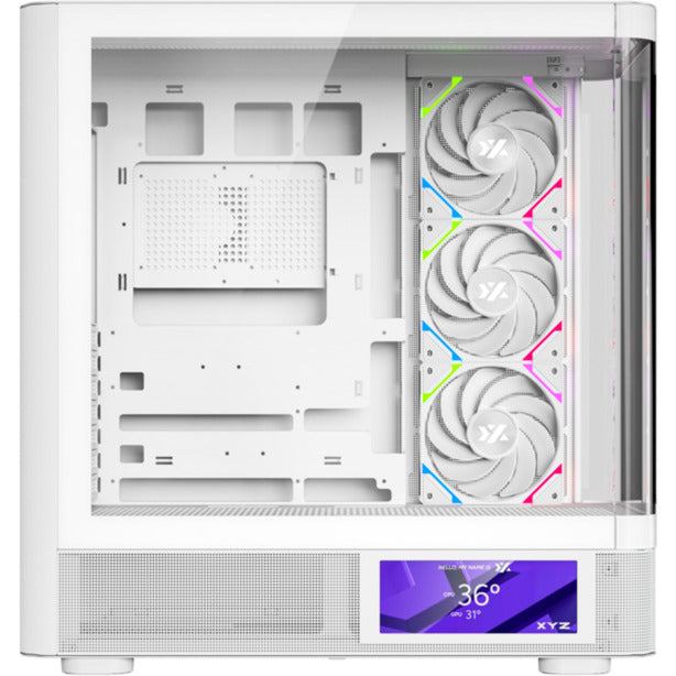 Xyz pc gear quantum pro midi tower cover (hvid | vindue)