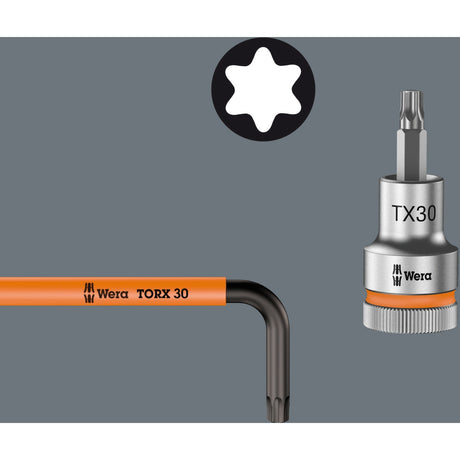 Wera 967 9 tx 9-delt unbrakonøglesæt - torx - t8-40