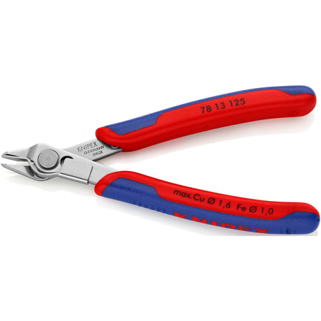 Knipex elektronisk super Knips 78 13 125 elektroniktang (rød blå)