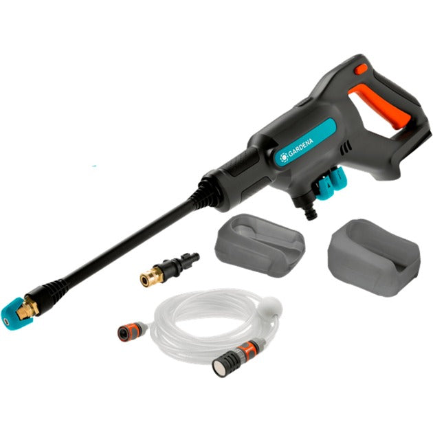 Gardena aquaclean 24 18 v p4a solo højtryksrenser (grå turkis, 14800-55, batteri medfølger ikke)