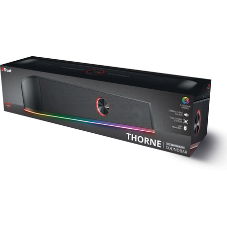 Trust GXT 619 Thorne RGB Illuminated Soundbar (sort, RGB LED)
