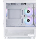 Thermaltake view 170 tg argb mini tårnhus (hvid | 2x usb-a | rgb | hærdet glas)
