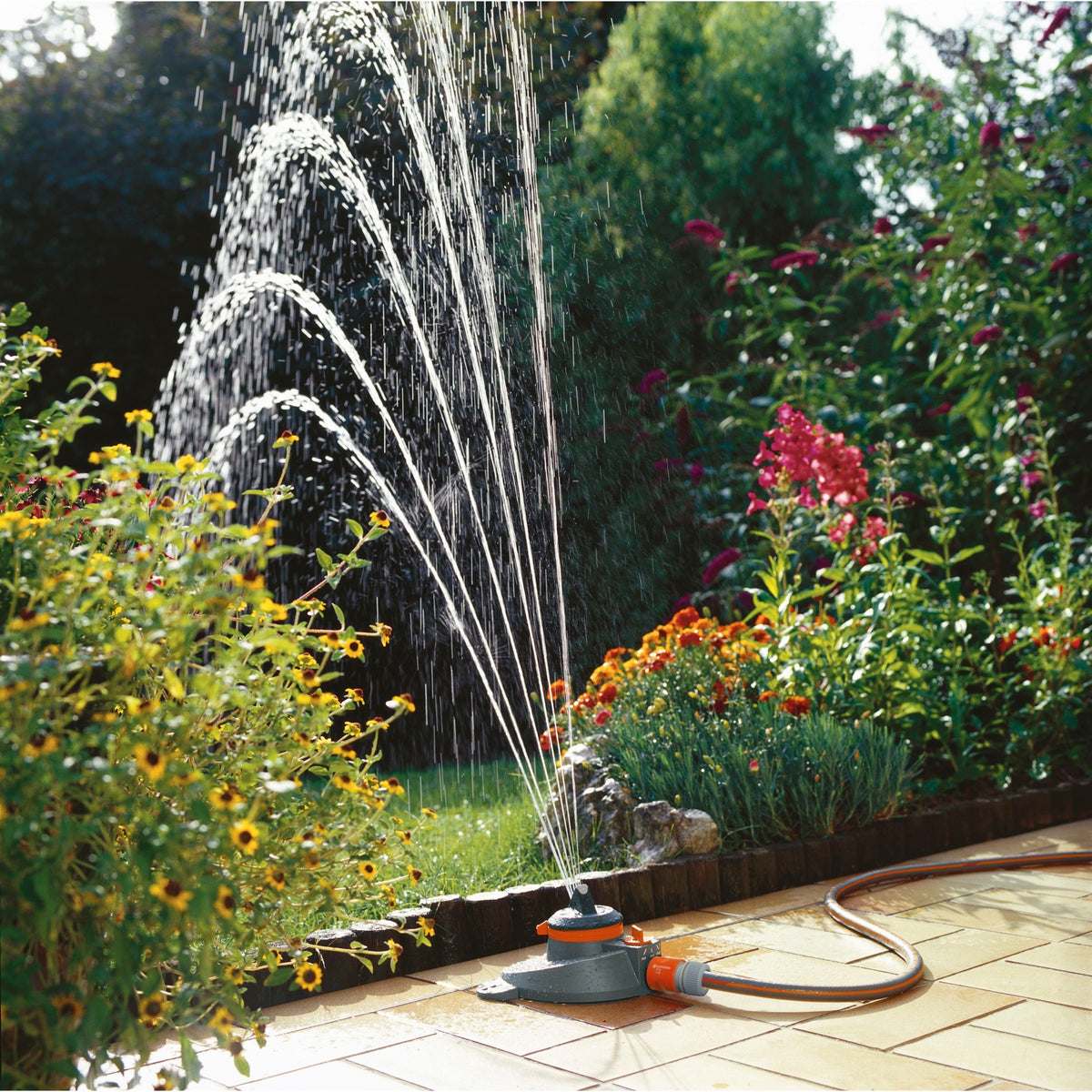 Gardena komfortsektor og cirkelsprinklertango (grå orange, 2065-20)