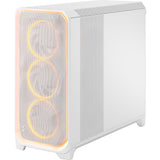 Fractal design meshify 3 xl ambience pro rgb stort tårnhus (hvid | 2x usb-a | 1x usb-c | rgb | hærdet glas)