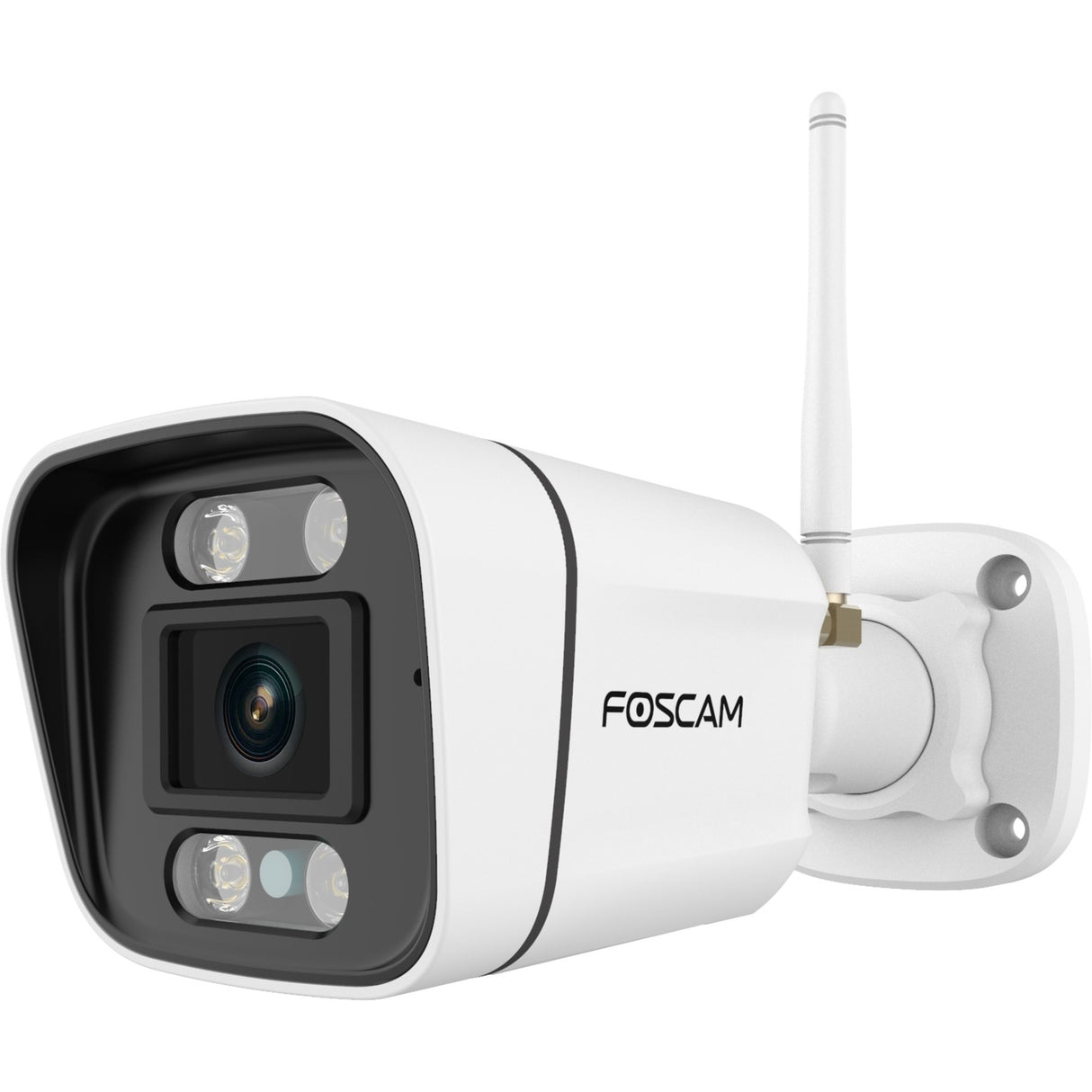 Foscam v8p, 4k 8mp dual-band wifi sikkerhedskamera (hvid, med lyd- og lysalarm)