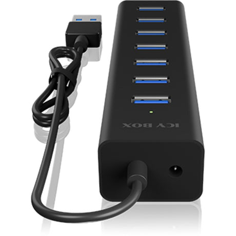 Icy box ib-hub1700-u3 usb hub (sort)