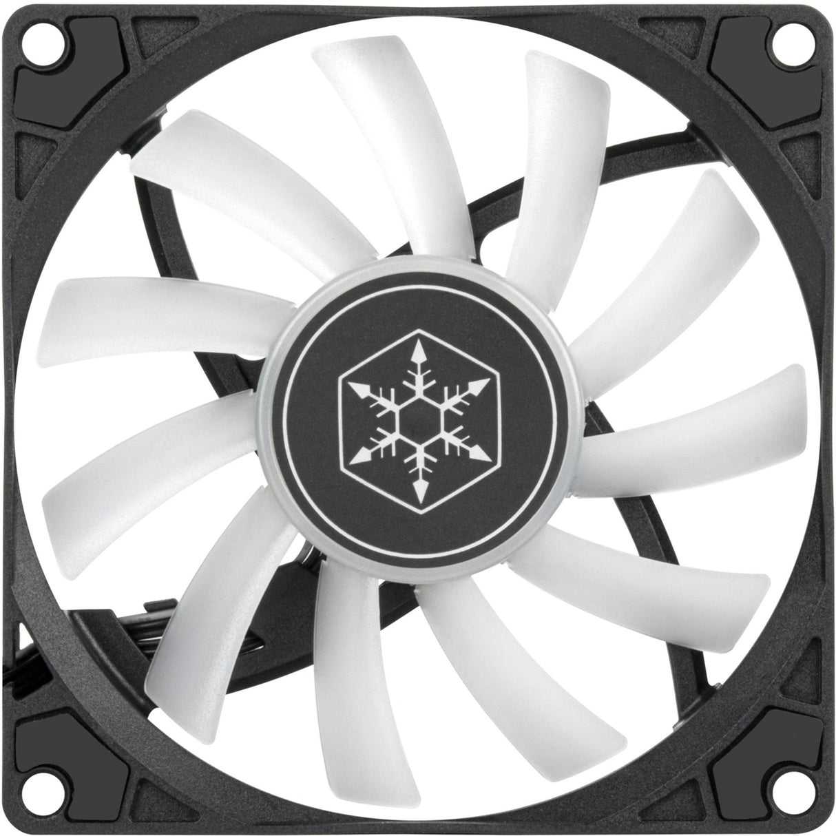Silverstone air slimer 90 argb kabinet ventilator (sort, 92 x 92 x 15 mm, pwm)