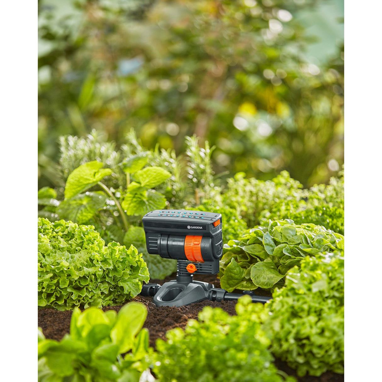 Gardena mikro-dryp-system oscillerende sprinkler os 90 sprinkler (mørkegrå orange)